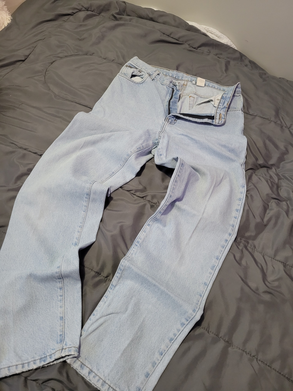 Calvin Klein Jeans Light Wash Straight Leg Jeans